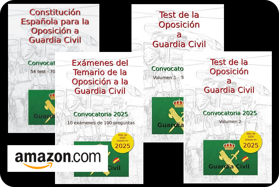 Libros de Test - Oposición Guardia Civil 2025