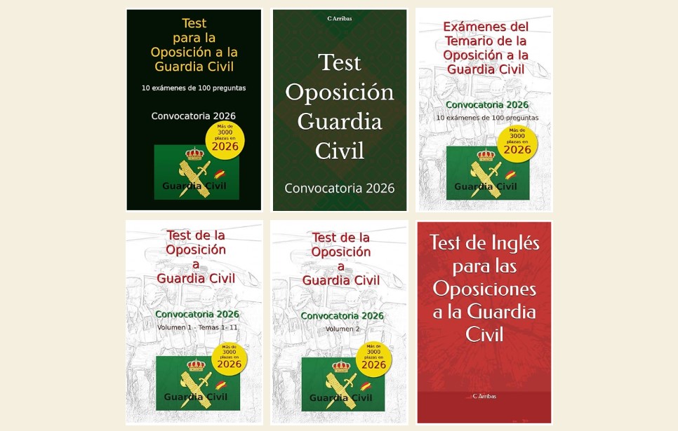 Libros Test Guardia Civil 2026