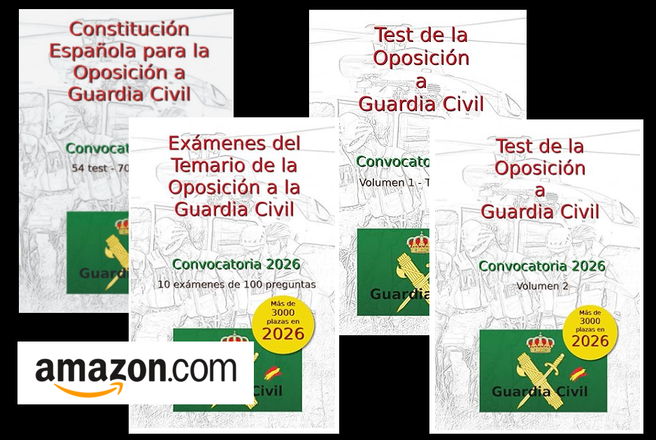 Libros de Test para Guardia Civil 2026