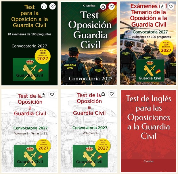 Libros Guardia Civil 2027